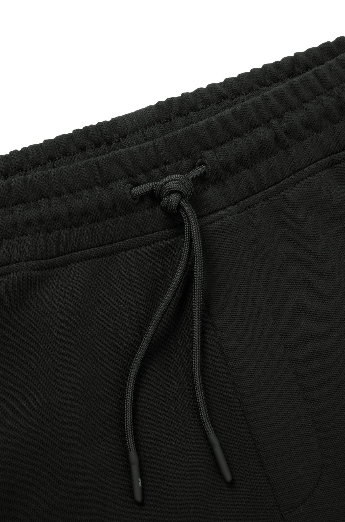 HUGO X RB COTTON-TERRY SHORTS WITH CARBON STEALTH LOGO - 6