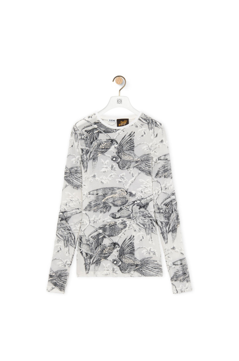 Long sleeve top in viscose blend 1