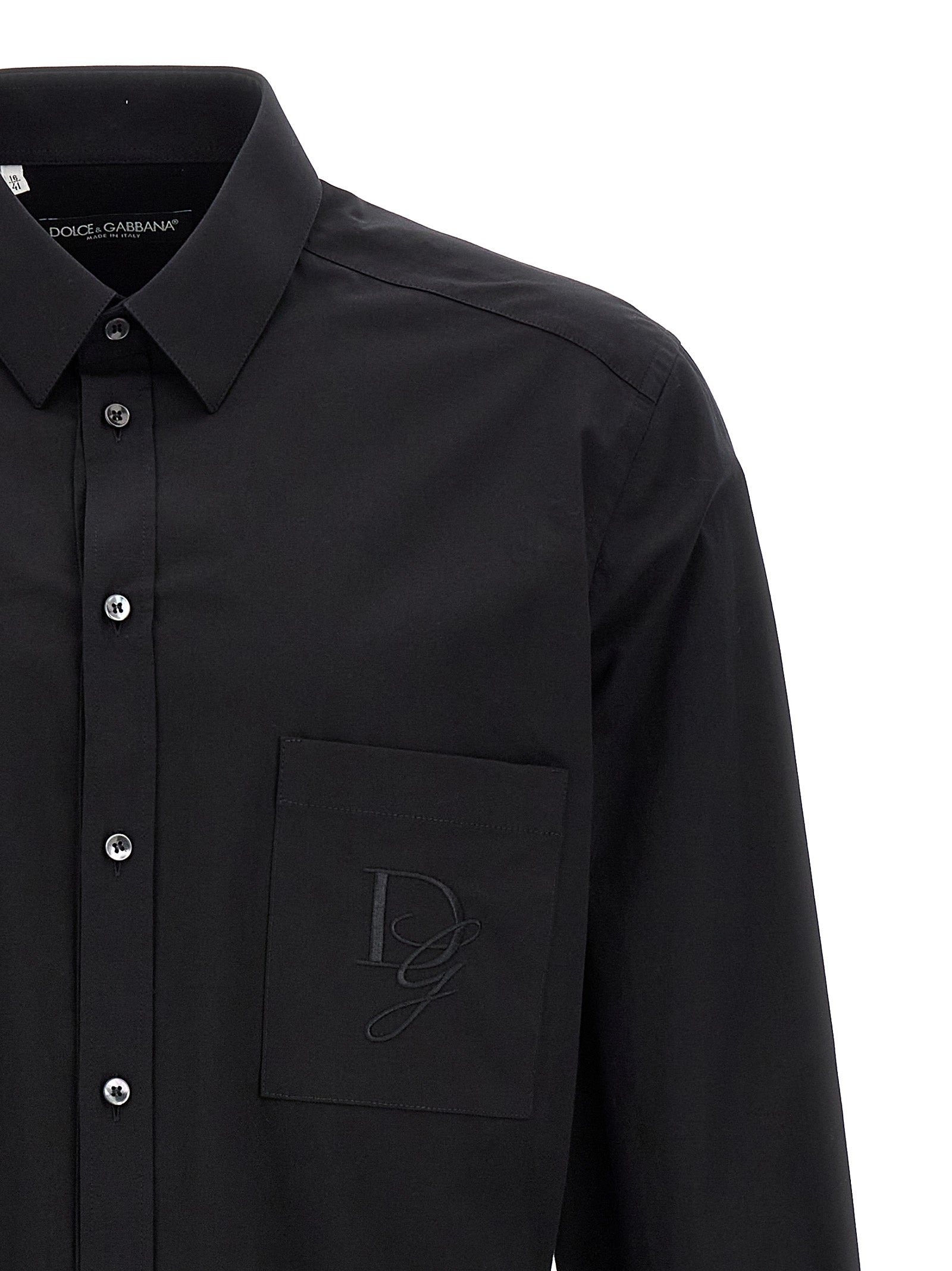 Dolce & Gabbana Men Logo Embroidery Shirt - 3