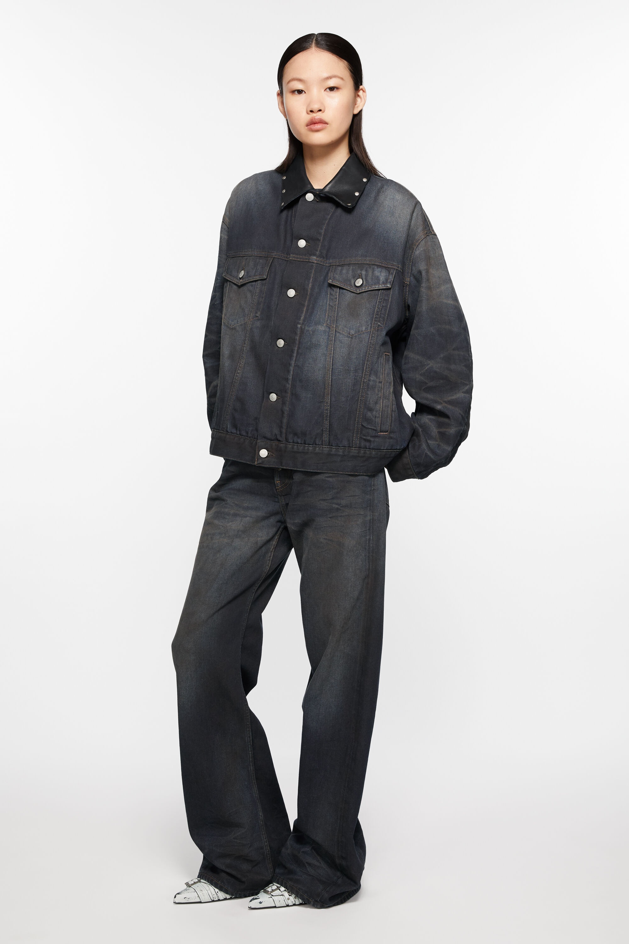 Denim jacket - Oversized fit - Dark Blue - 5