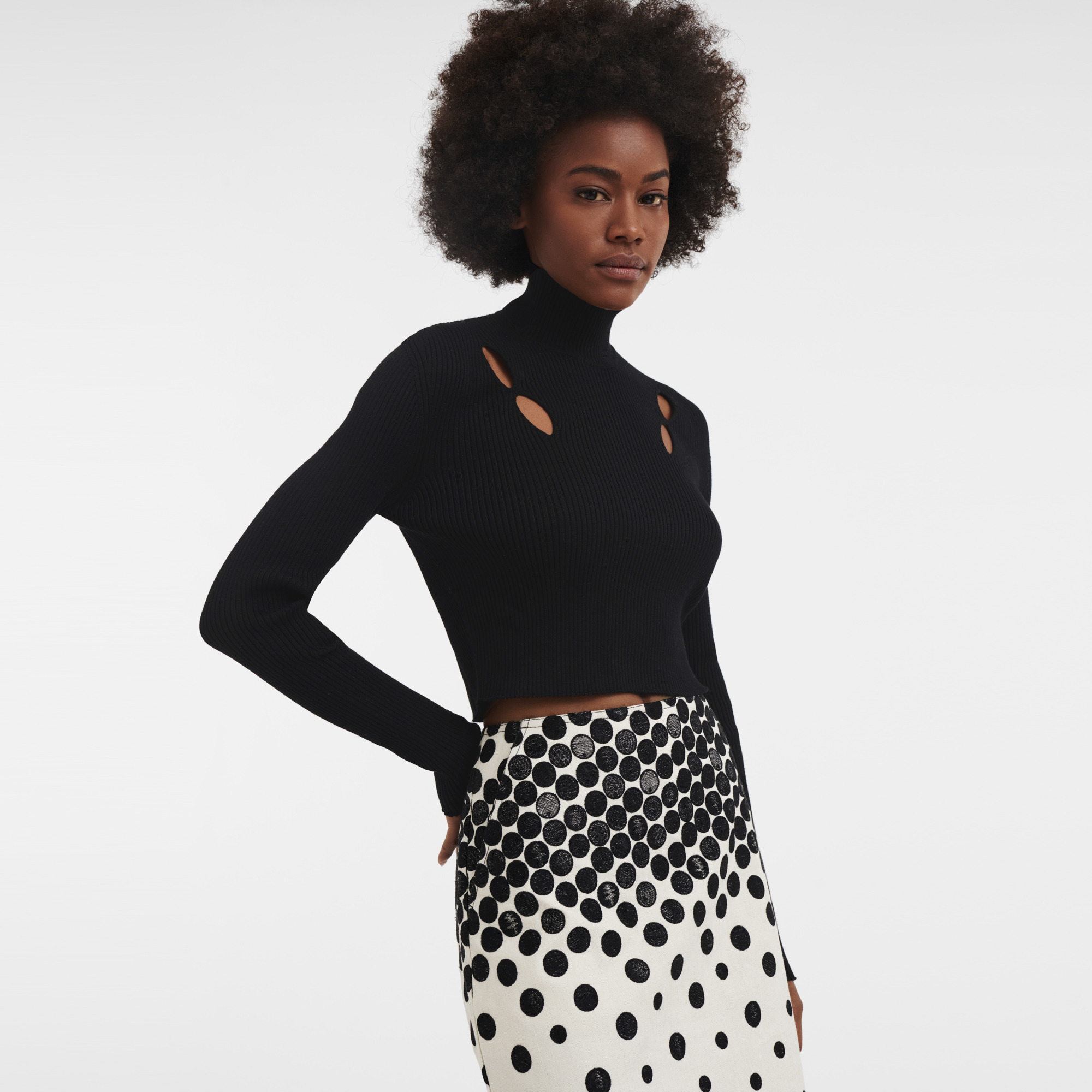 Spring/Summer 2023 Collection Knitted top Black - OTHER - 3