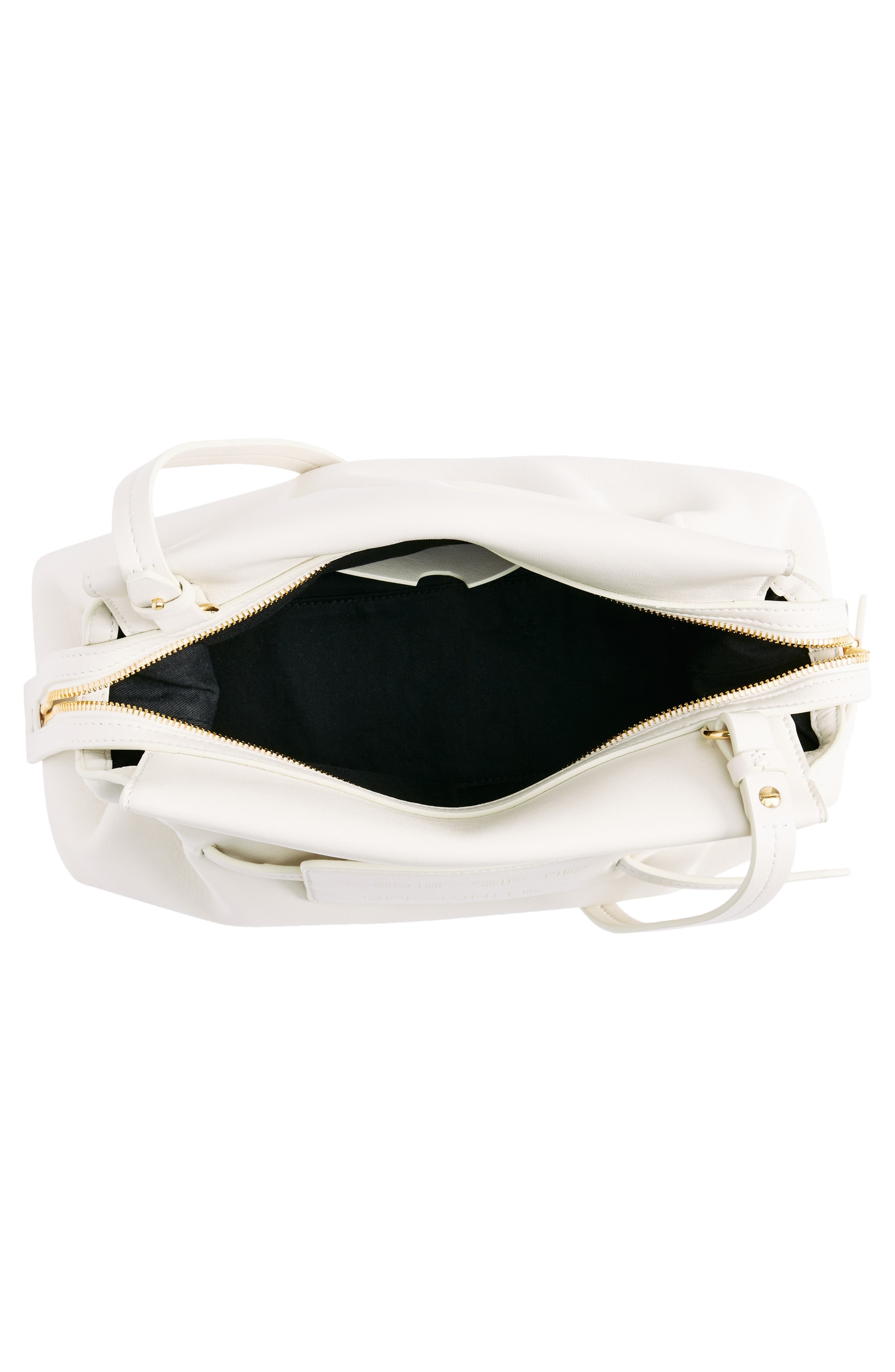 Zip Tie Leather Crossbody Bag - 6