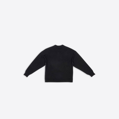 BALENCIAGA Men's 3b Sports Icon Sweater in Black outlook