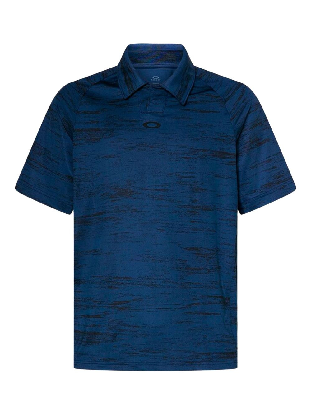 pattern-jacquard polo shirt - 1
