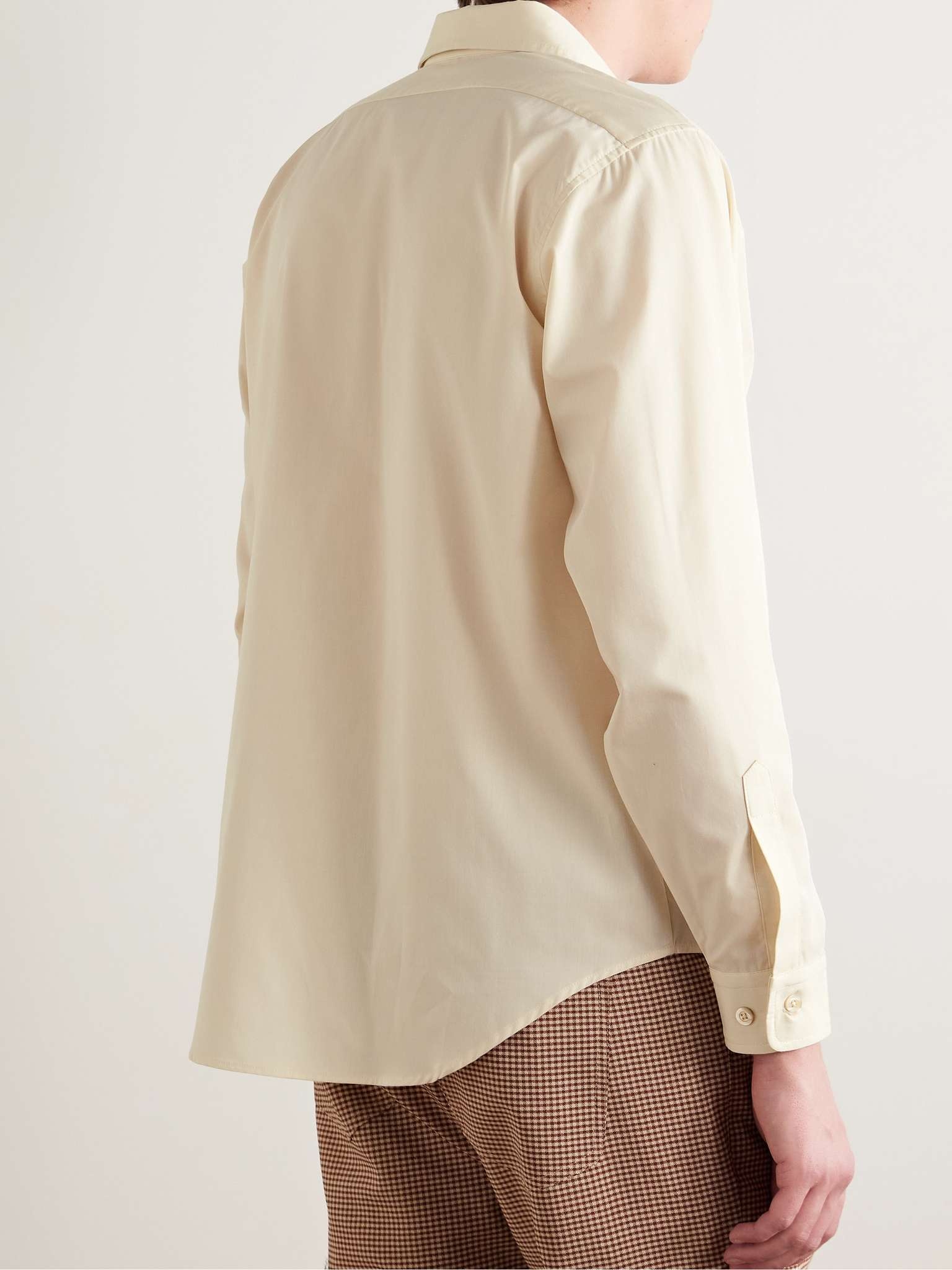 Printed Cotton-Poplin Shirt - 3