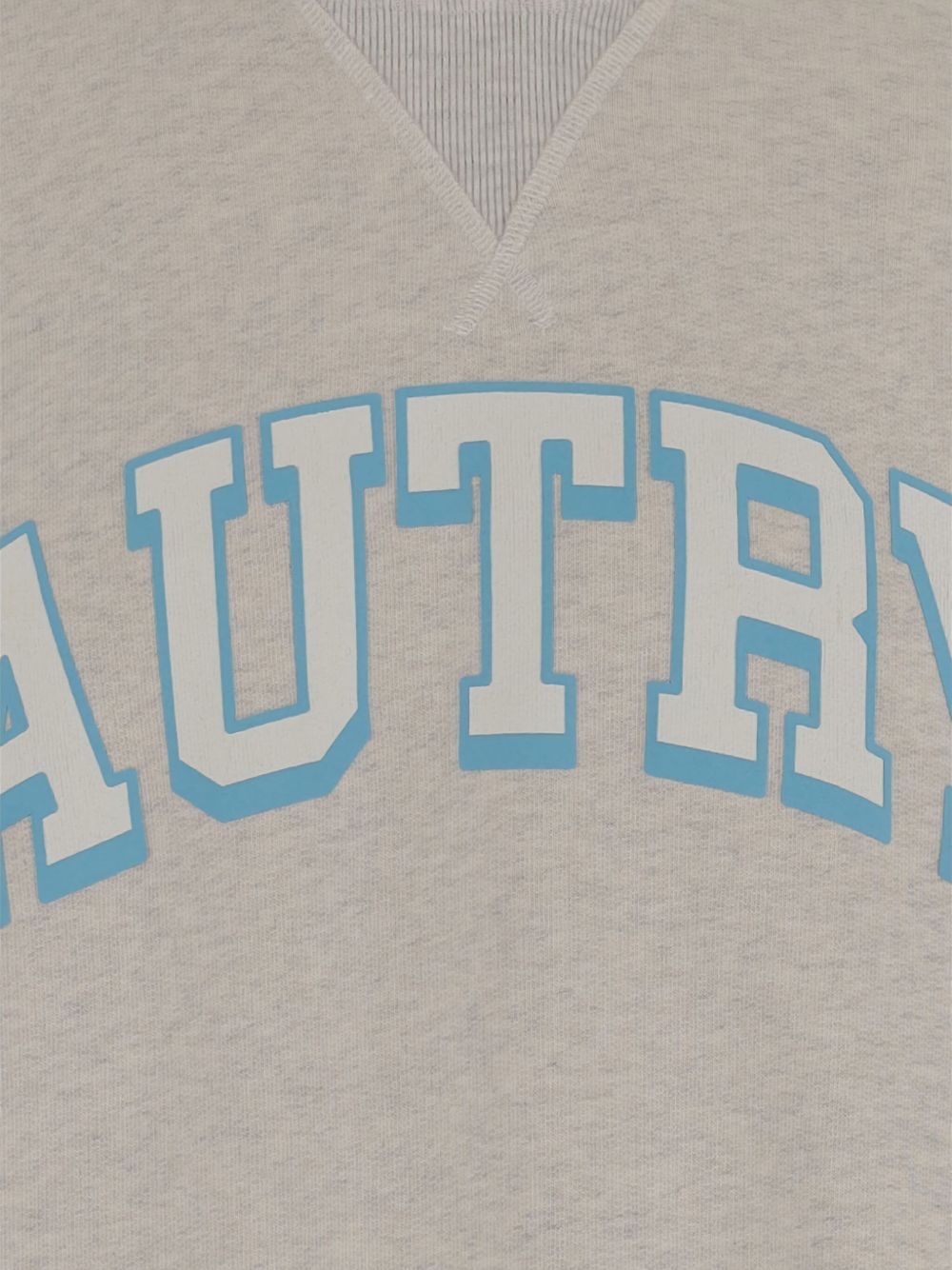 logo-print cotton sweatshirt - 3