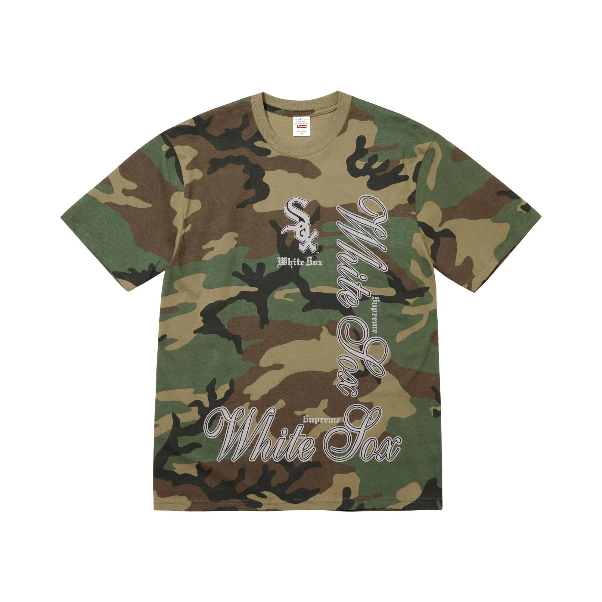 Supreme x MLB Teams Tee 'Woodland Camo' - 1