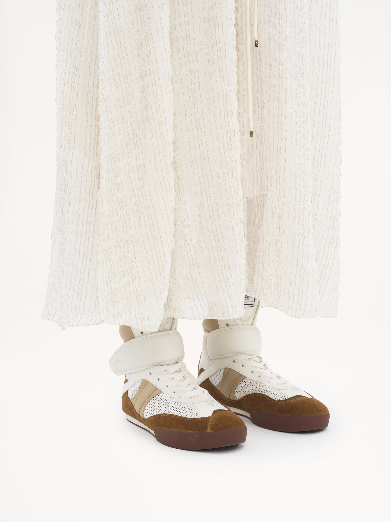 【関税&送料込】Chloe' Kick Chloé CHLOÉ KICK HIGH-TOP SNEAKER | REVERSIBLE