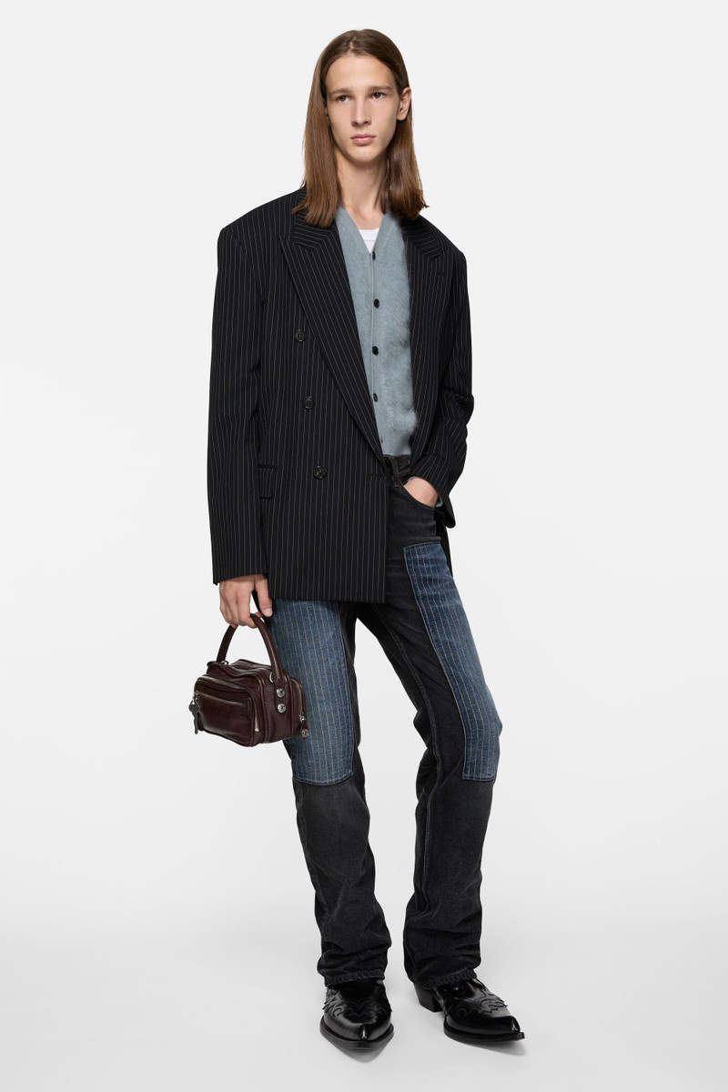 Acne Studios Double-breasted suit jacket - Navy/white outlook