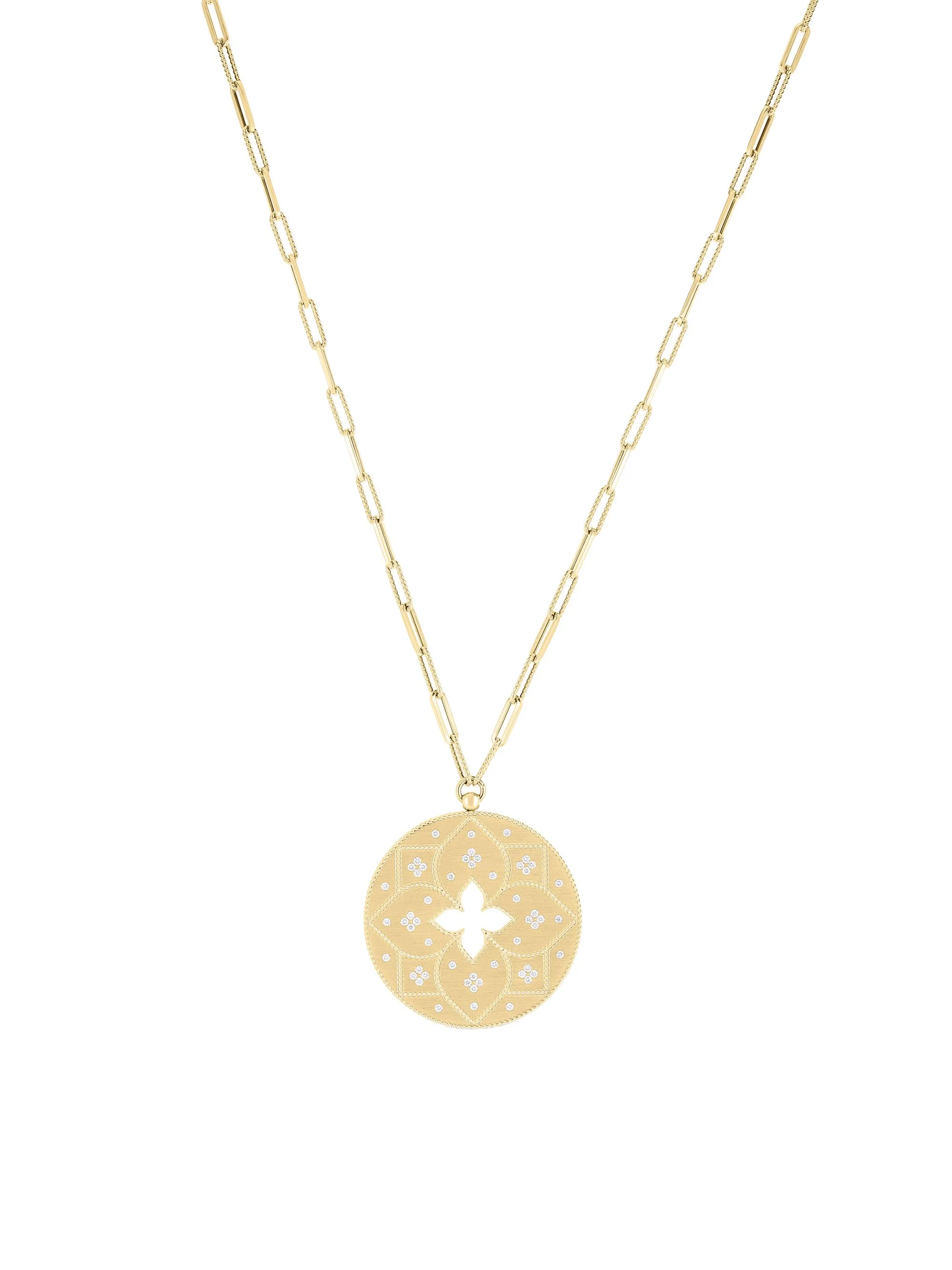 Women's Venetian Princess 18K Gold & Diamond Pendant Necklace - Yellow Gold - 1