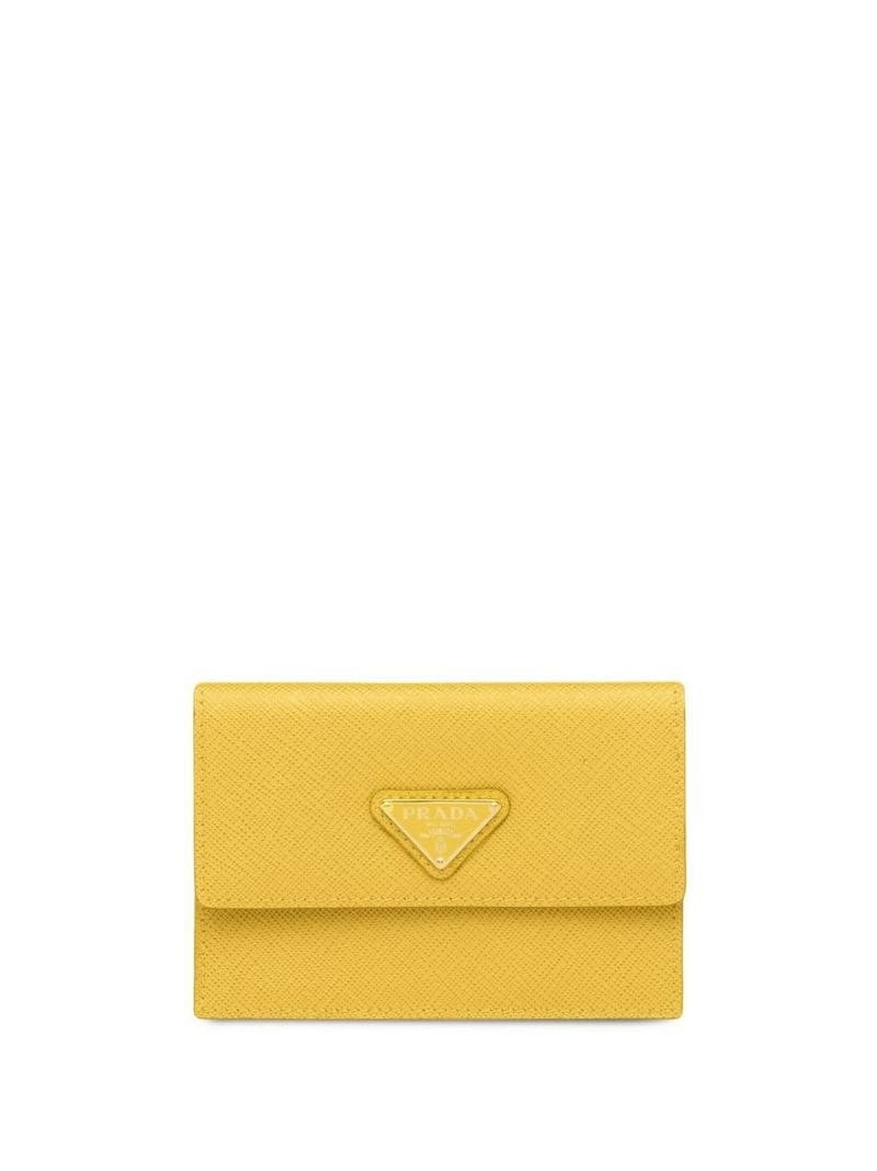 Saffiano leather clutch bag 1