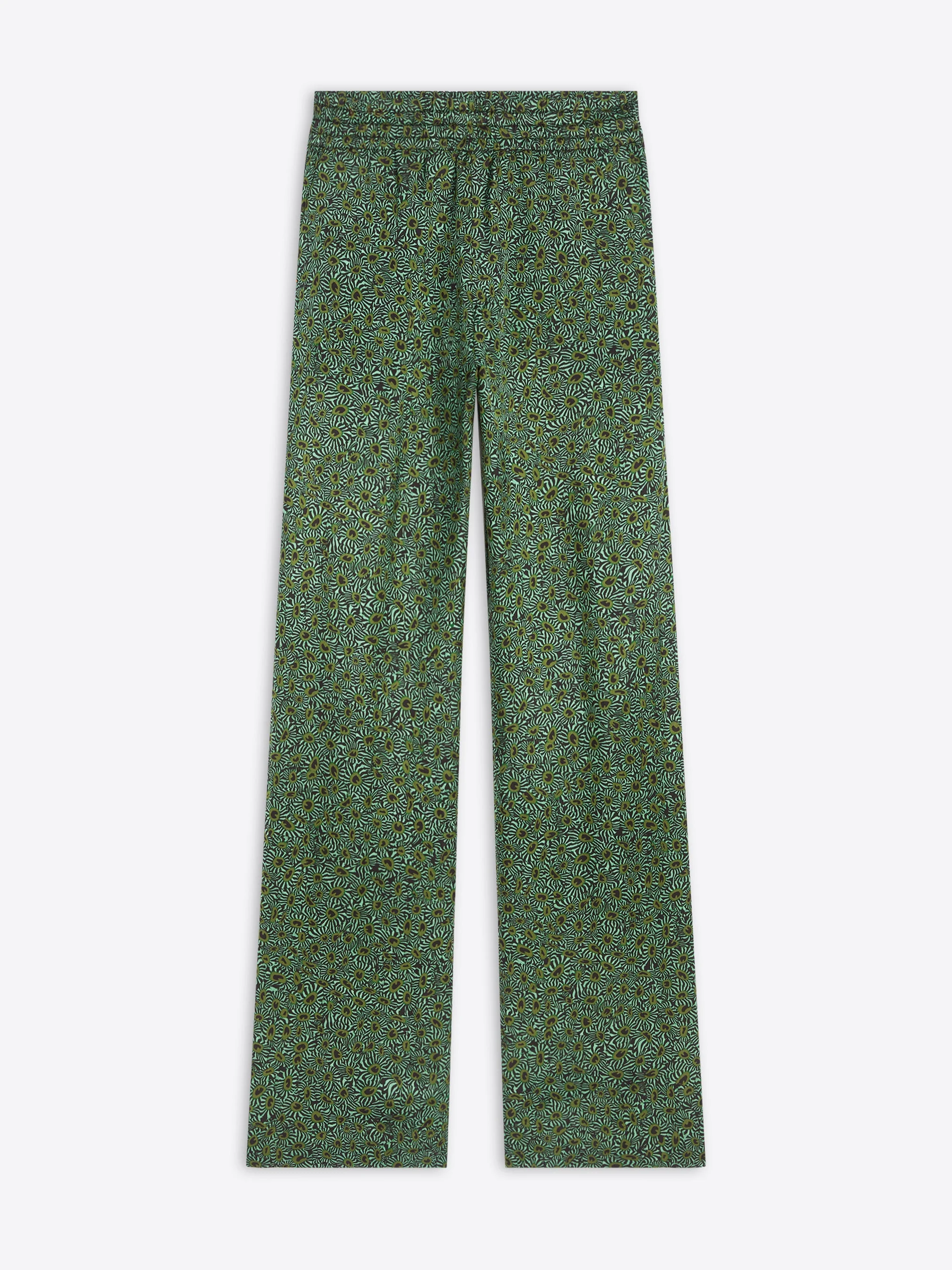 SLIM FIT VISCOSE PANTS - 1