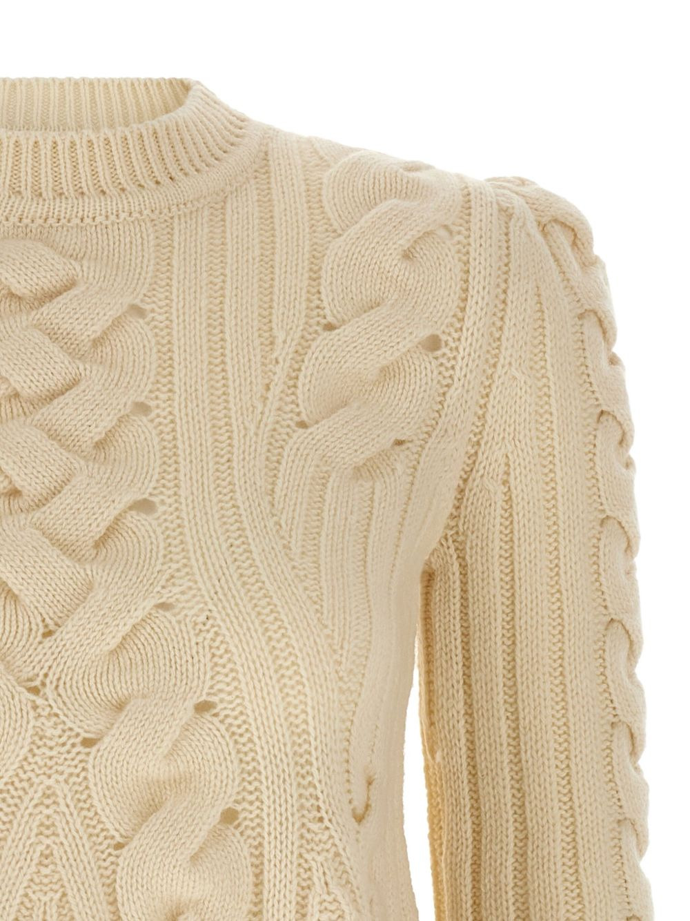 cable-knit sweater - 4