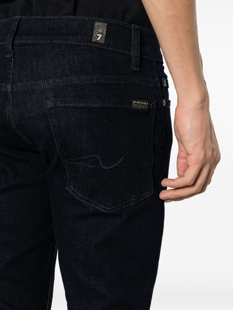 slim-cut logo-patch jeans 5