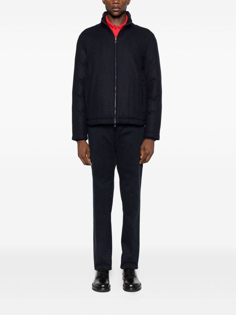 CORNELIANI zip-up bomber jacket outlook