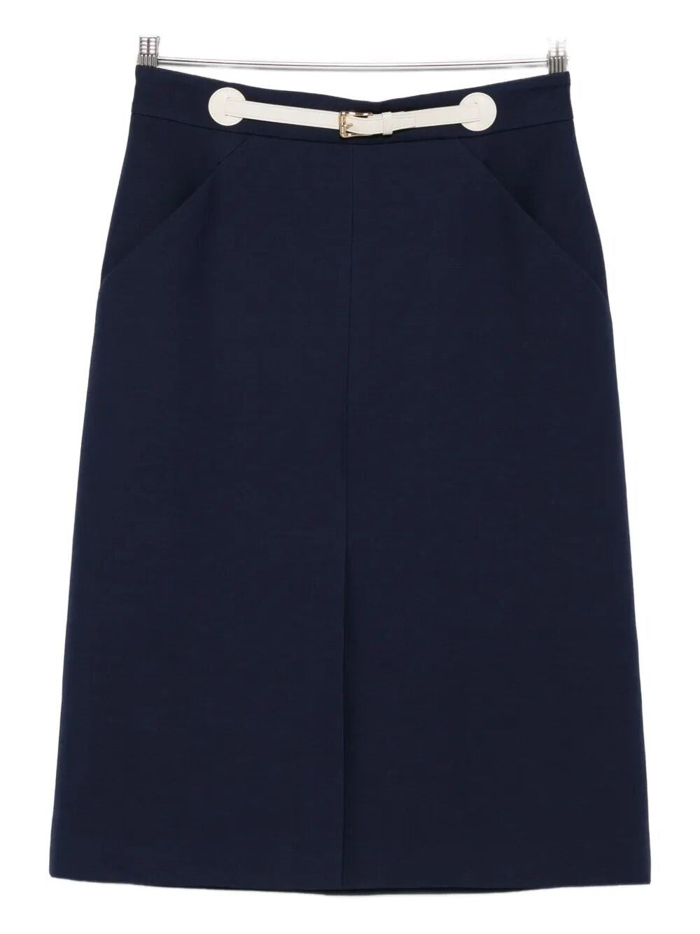 Valentino Garavani Women Skirt With Leather Details - 1