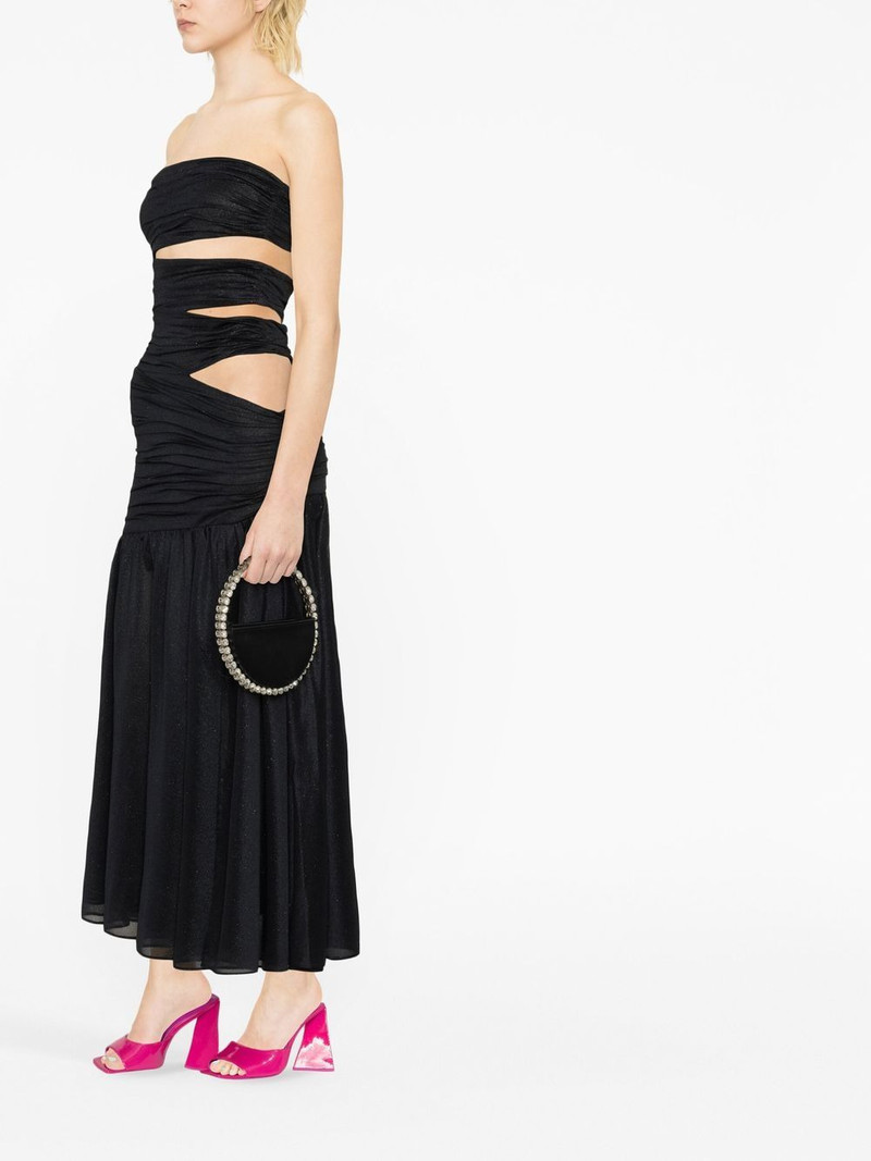 ROTATE cut-out ruched dress outlook