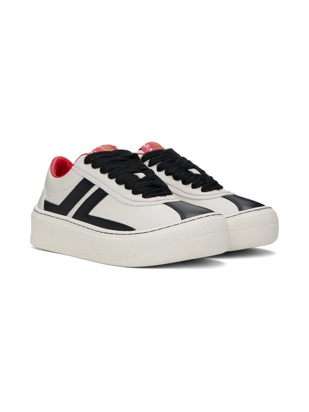 Black & Off-White Future Edition Cash Sneakers - 4