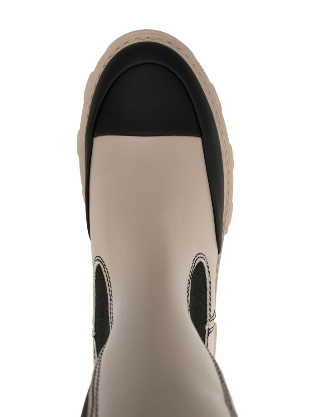 Cleated faux-leather chelsea boots - 4