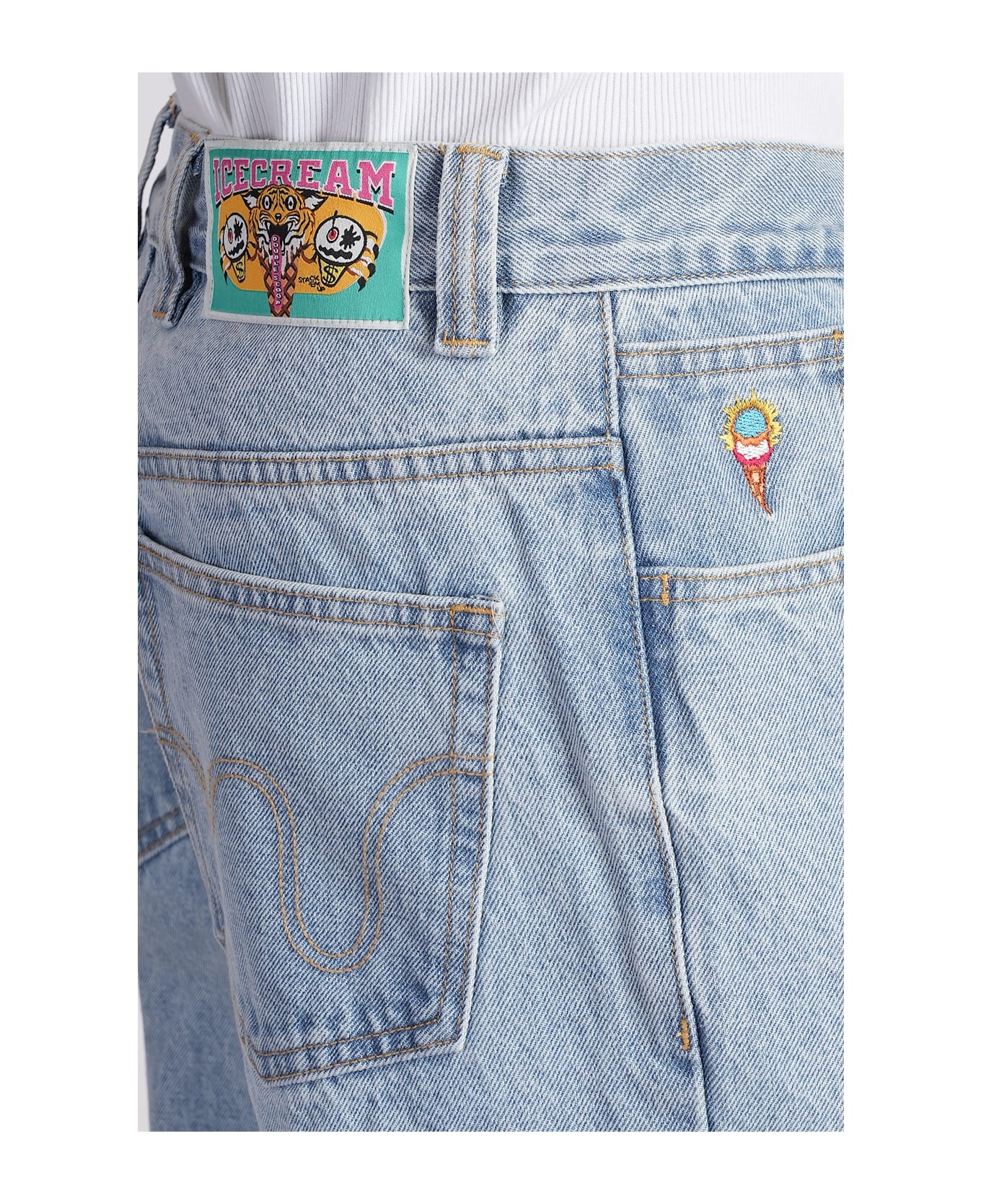Jeans In Blue Cotton - 5