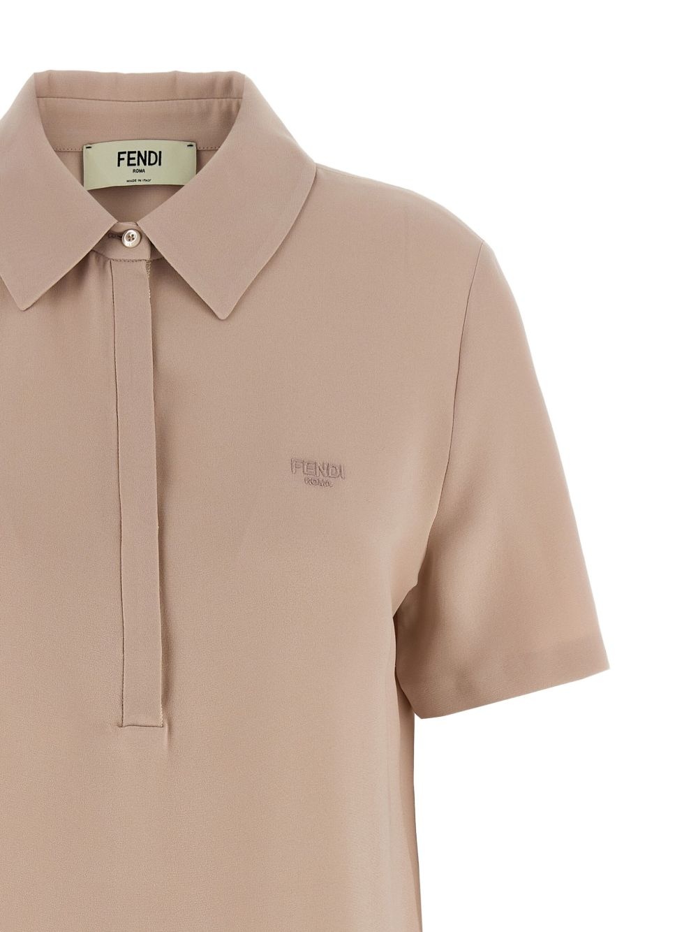 silk polo shirt - 3