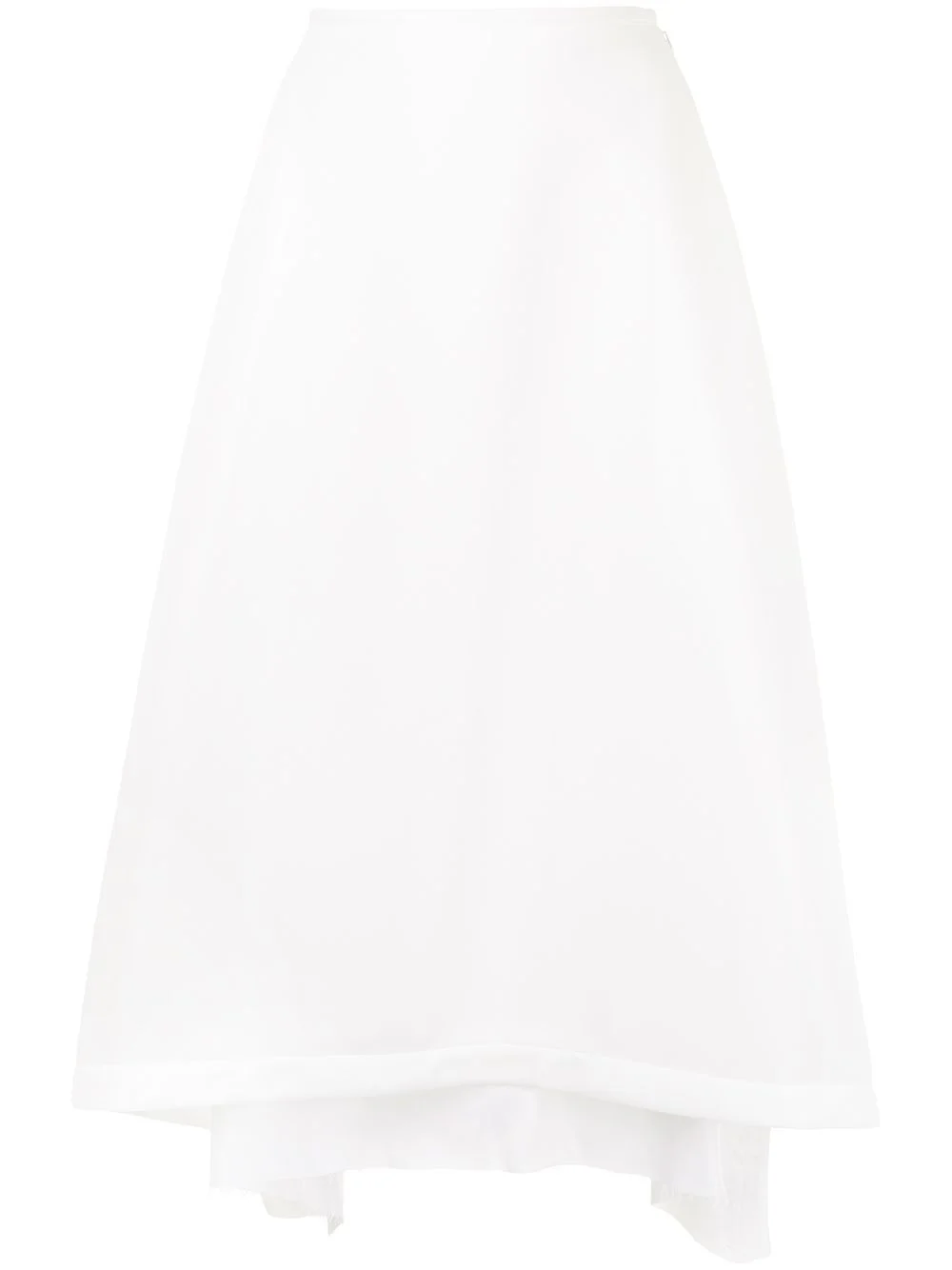 jersey knit flared skirt - 1