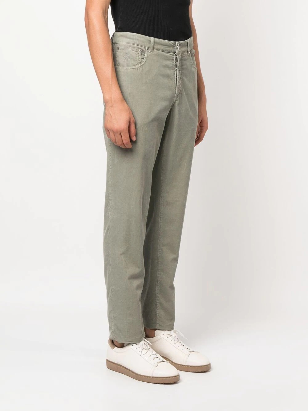 straight-leg corduroy trousers - 3