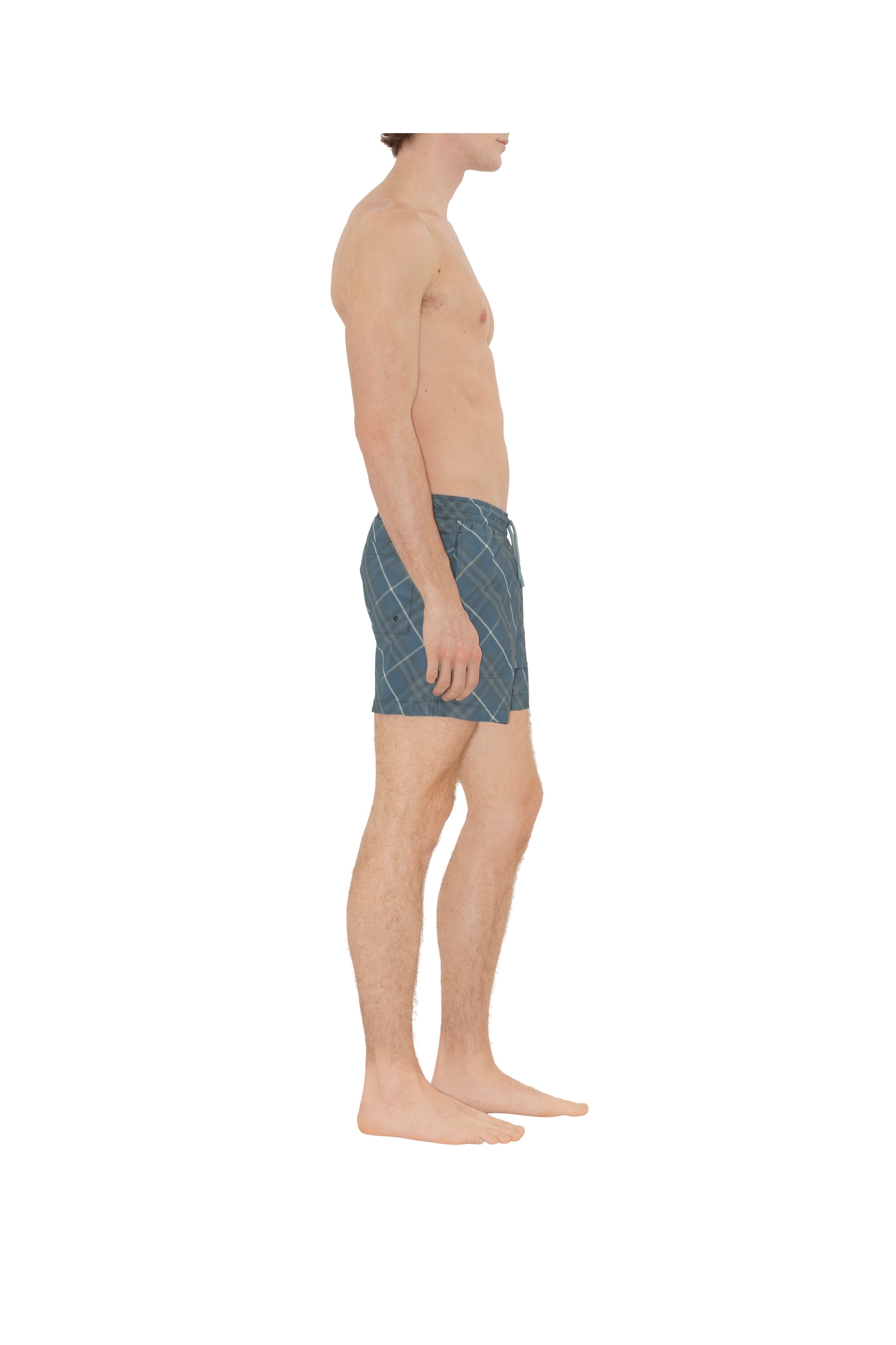 burberry Check Swim Shorts in Pewter at Nordstrom - 3