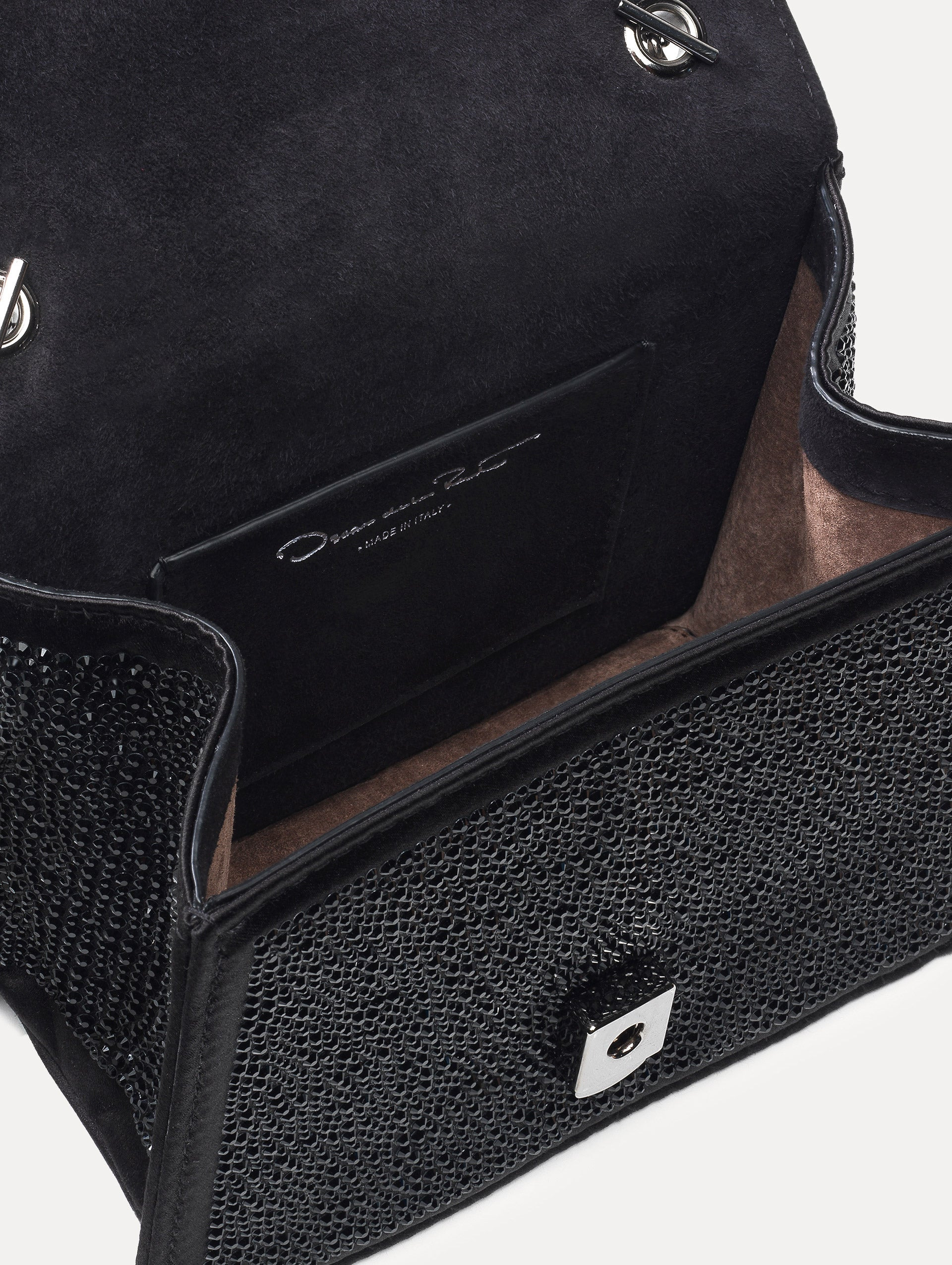 BLACK SWAROVSKI MINI TRO BAG - 5