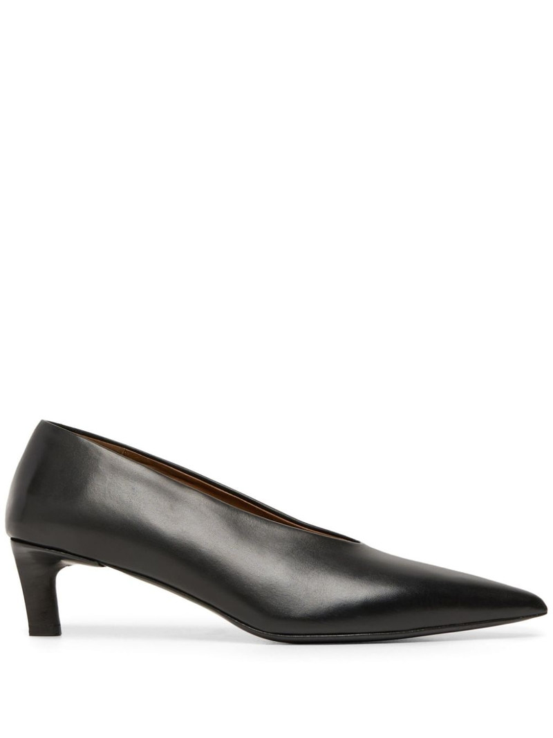 heeled 가죽 펌프 1