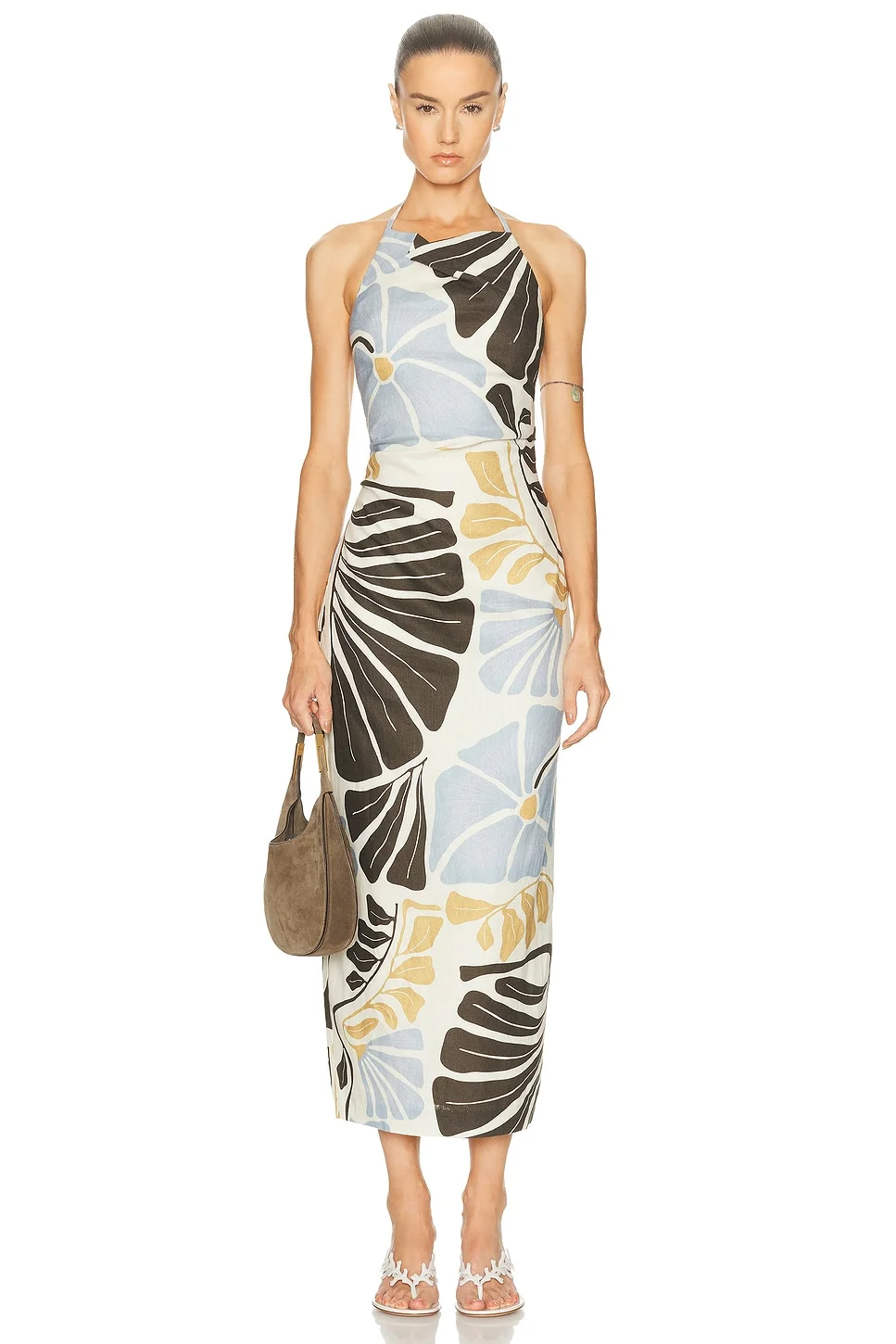 Lola Pleated Midi Dress - 1