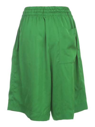 Dries Van Noten Dries Van Noten Woman`s green viscose shorts outlook
