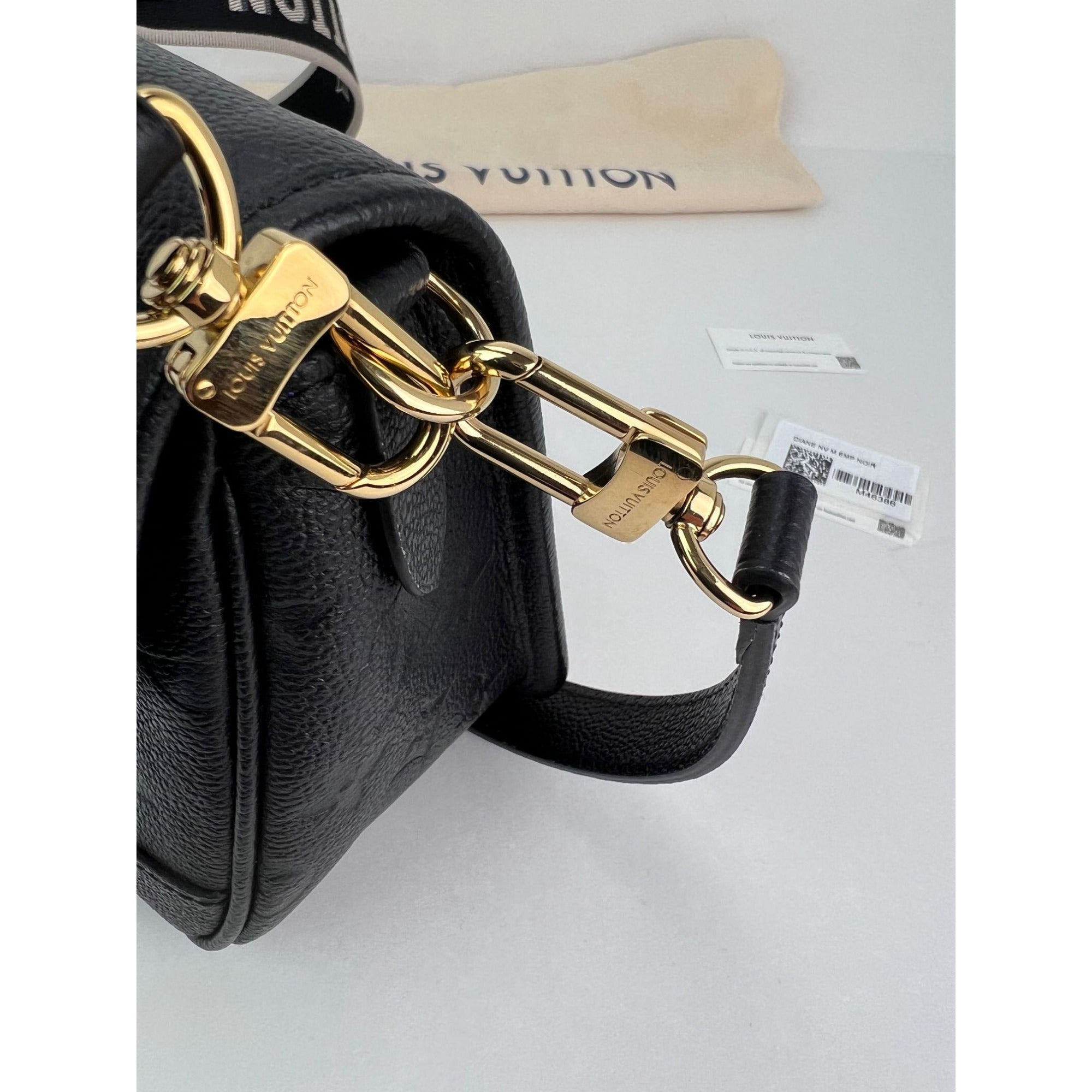 Louis Vuitton Diane Giant Monogram Empreinte Black Shoulder Bag - 8