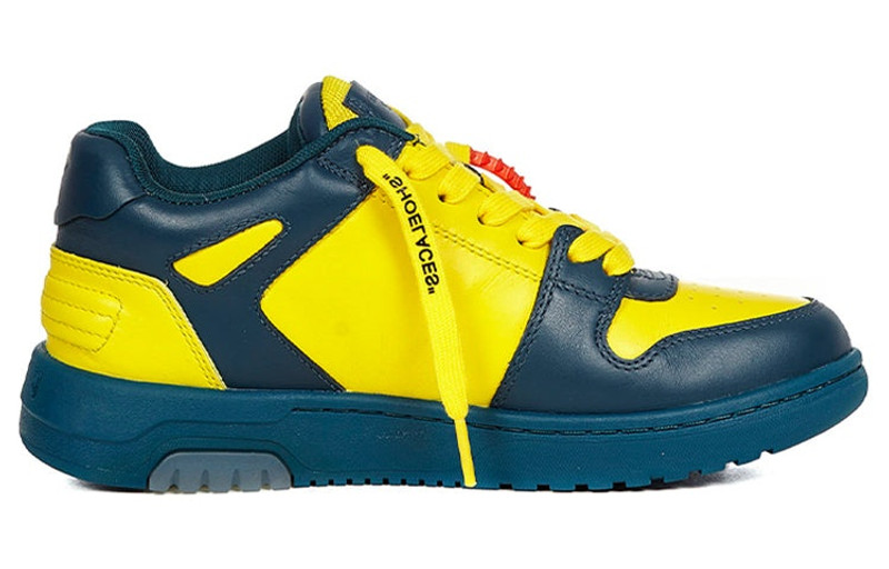 Off-White (WMNS) Off-White Out Of Office Low Sneakers Blue/Yellow OWIA259R21LEA0014518 outlook