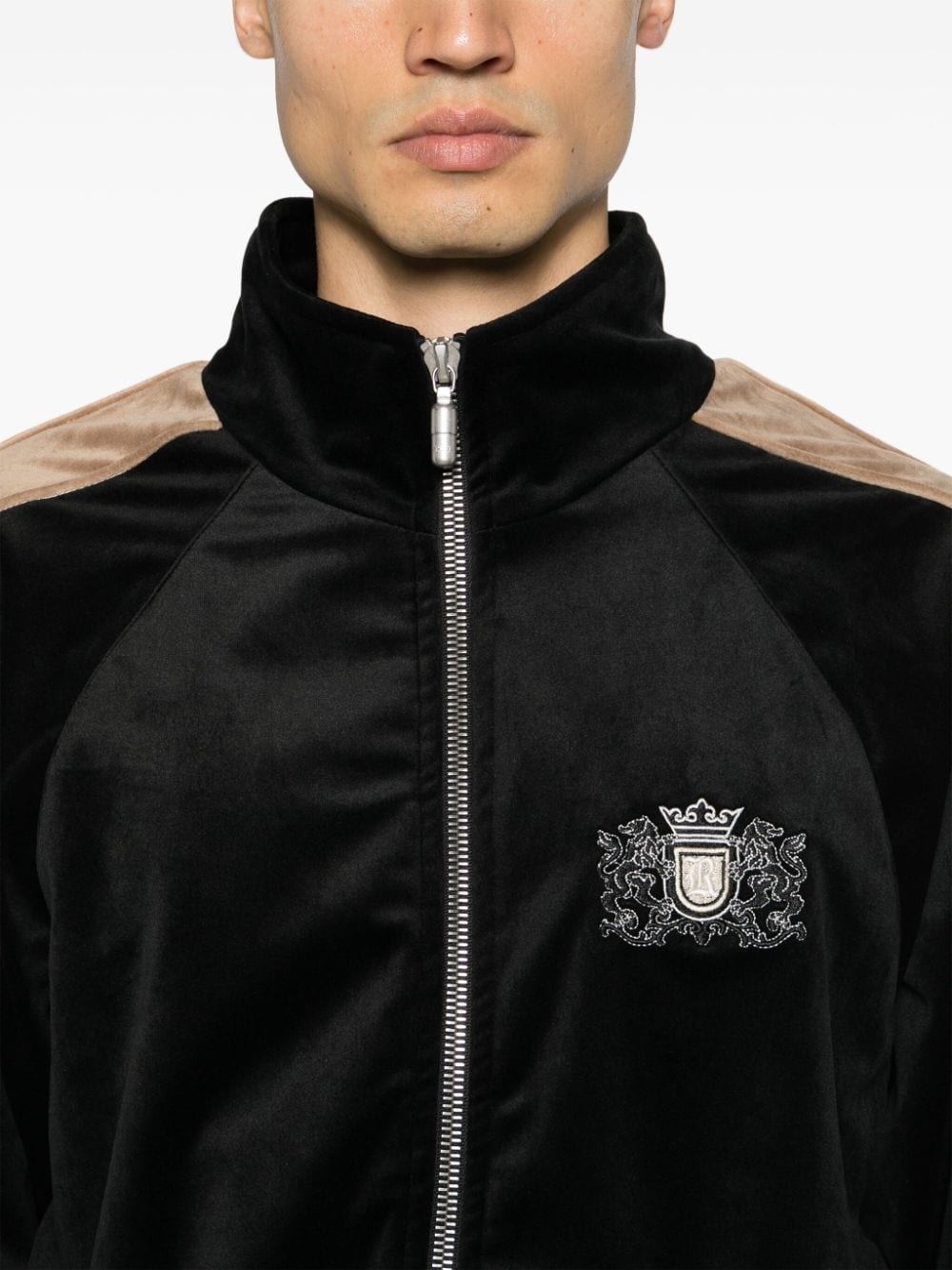 Sky Lounge velvet track jacket - 5