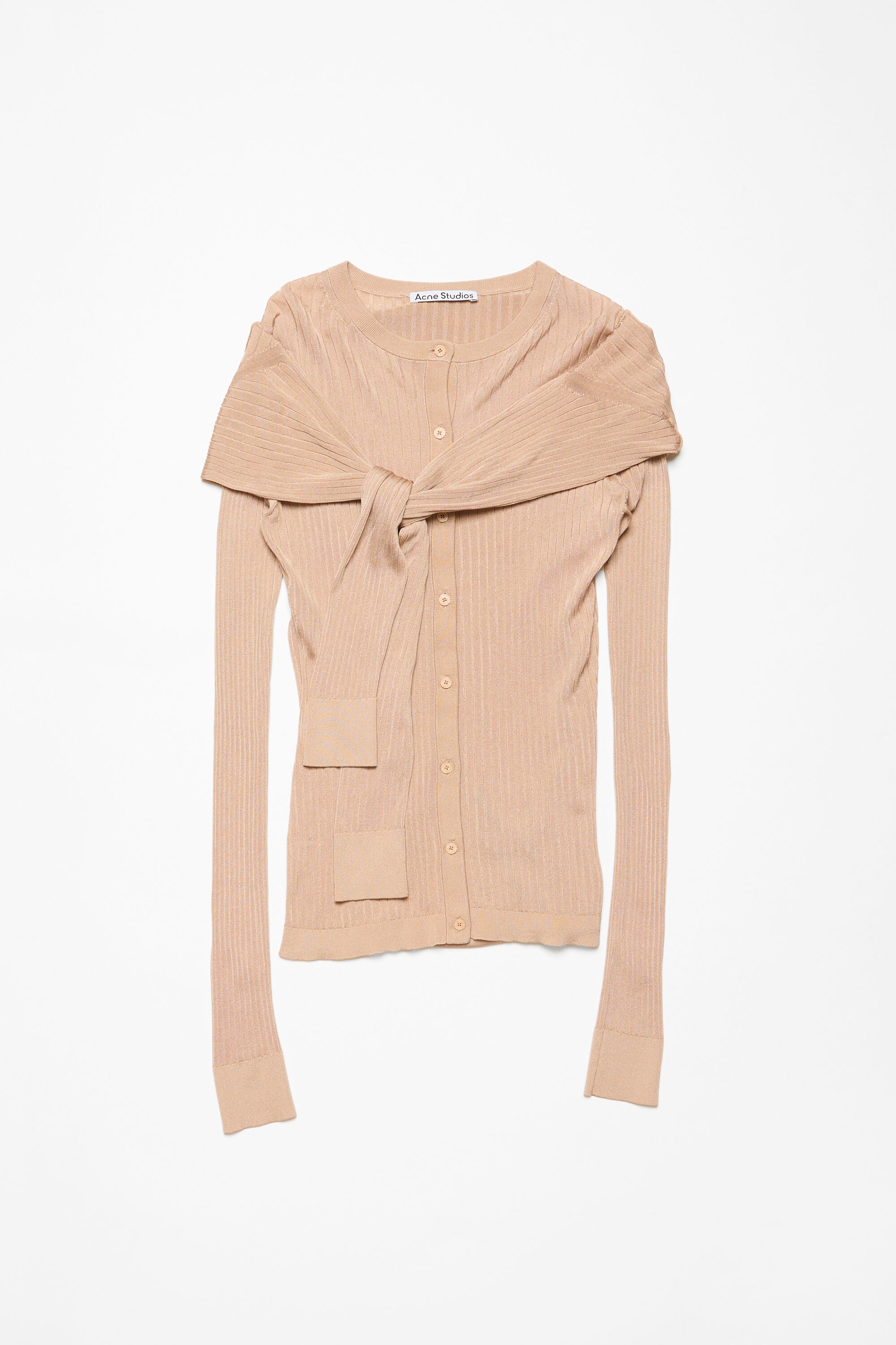 Knit cardigan - Hazel beige - 6
