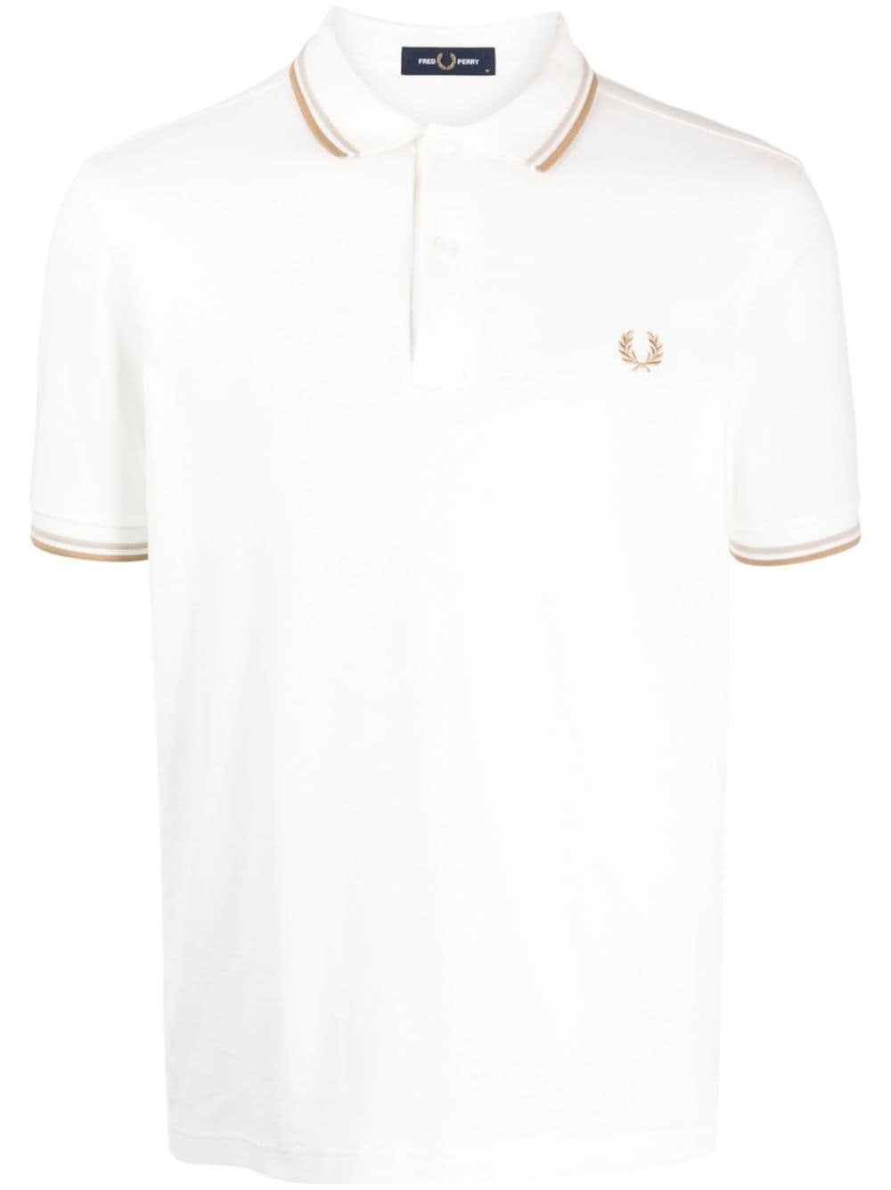 Laurel Wreath-embroidered polo shirt - 1