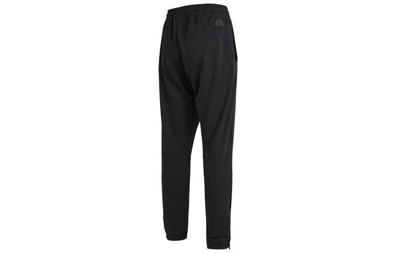 adidas adidas Q3 Bluv Sere Pt Logo Printing Knit Breathable Sports Long Pants Black GS4875 outlook