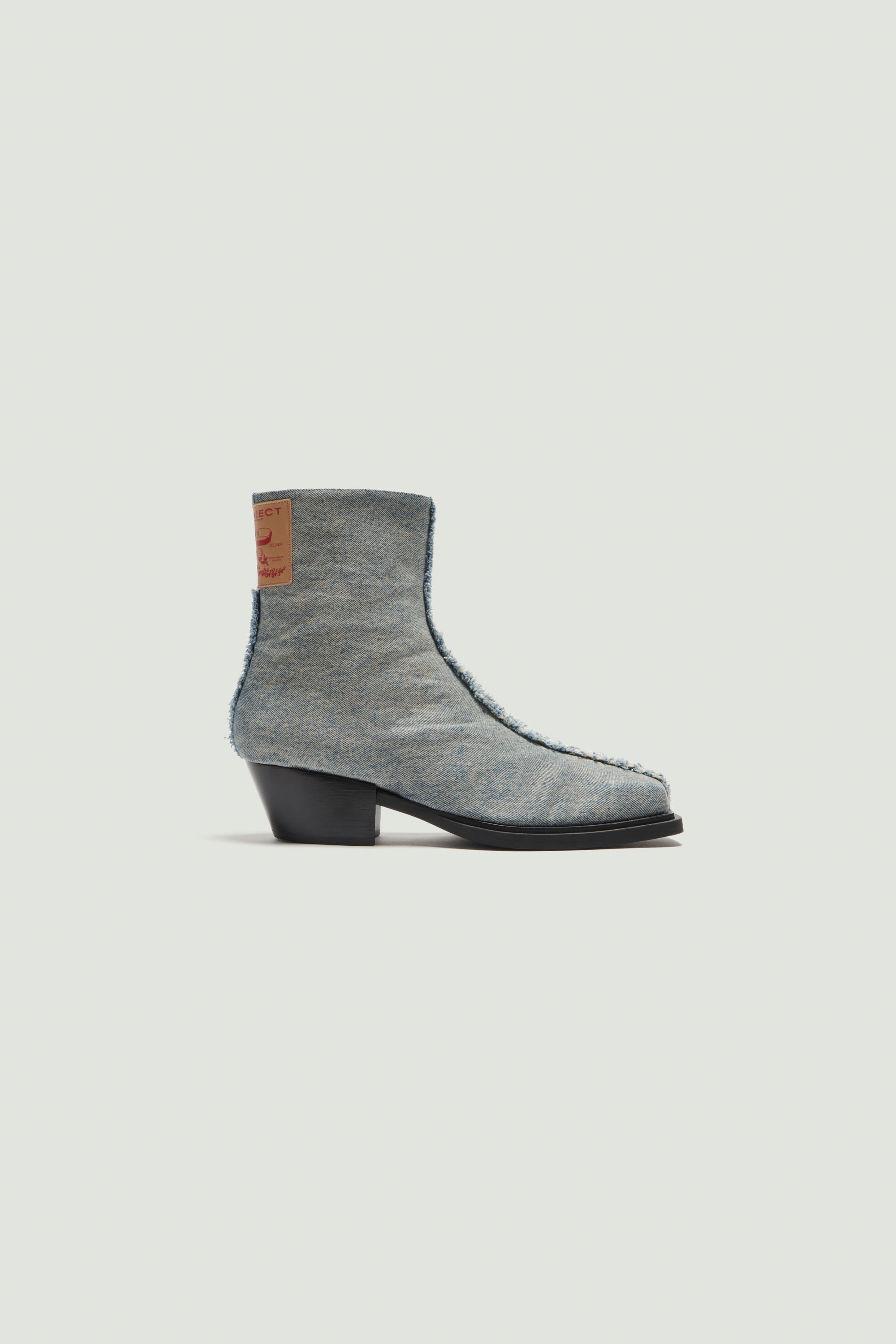 DENIM ANKLE BOOTS - 1