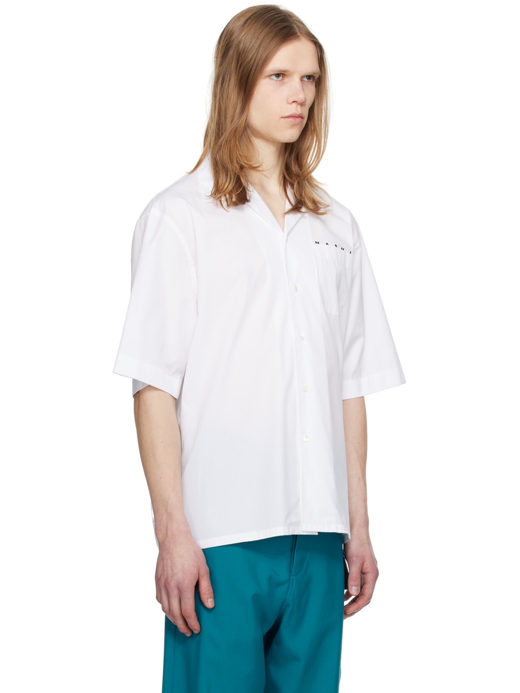 White Printed Shirt - 2