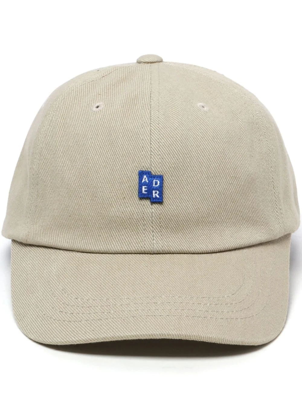 logo-appliqué cotton cap - 1
