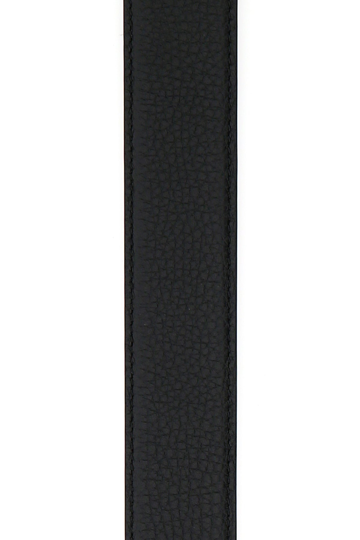 Black leather reversible belt - 3