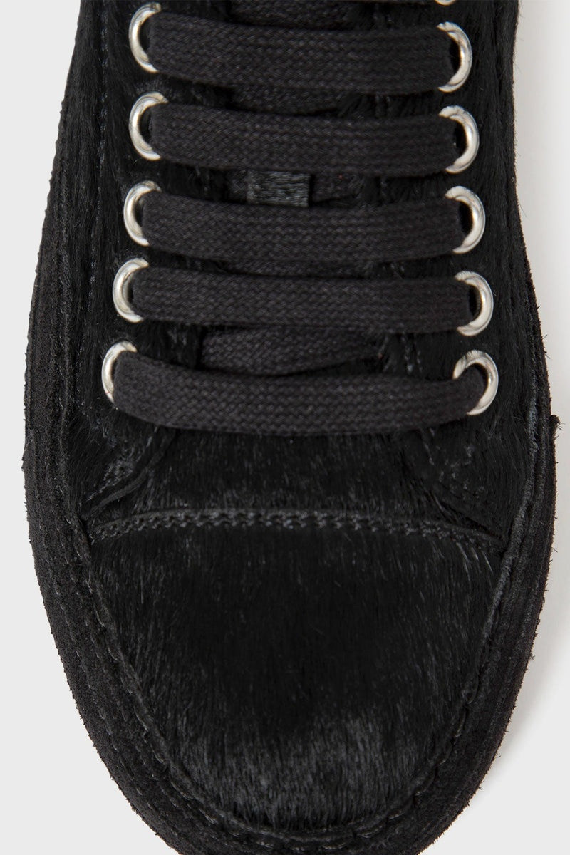 Gert Low Top Sneakers Black Ponyskin 4