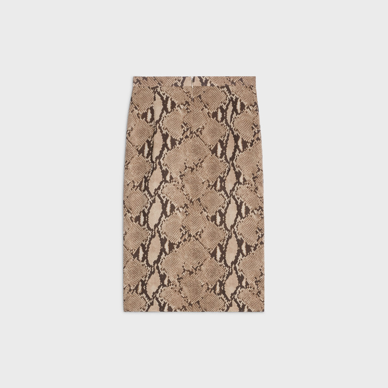 CELINE Draped skirt in Silk georgette outlook