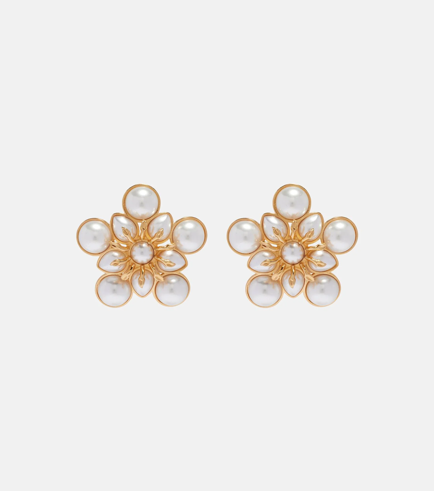 Embellished clip-on earrings - 1