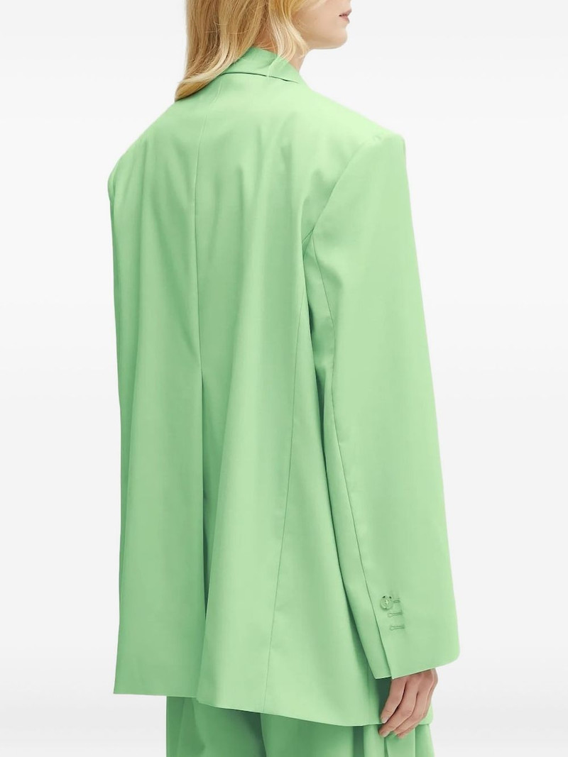 BOSS wool single-breasted blazer outlook