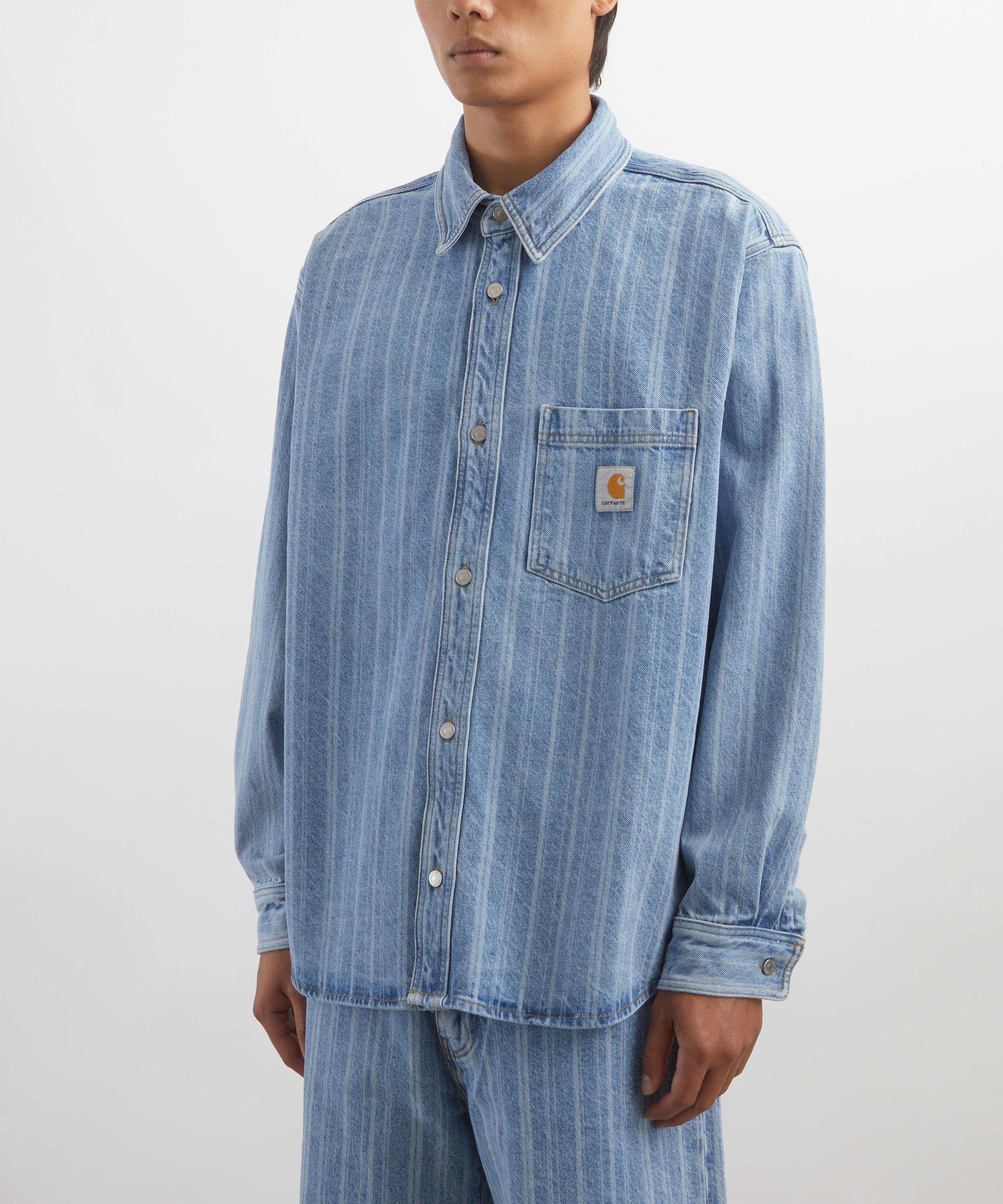 Rylan Striped Shirt Jacket - 3