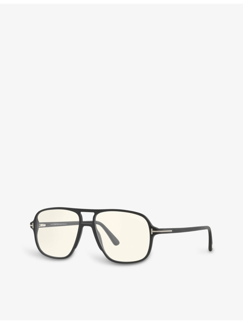 FT5737 aviator-frame acetate sunglasses 3
