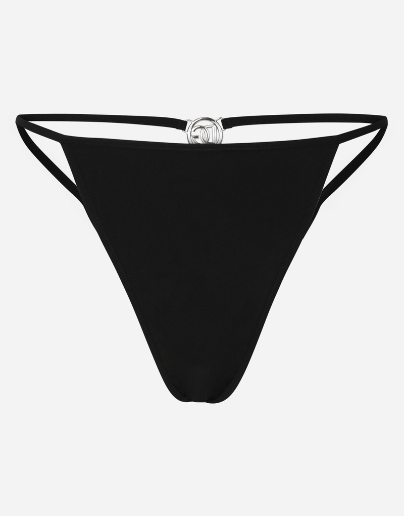 Dolce & Gabbana Bikini bottoms with cut-out and DG logo outlook