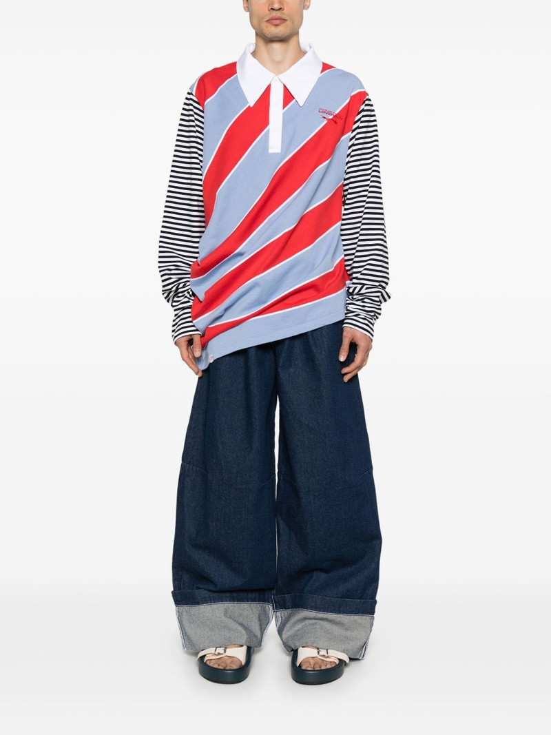 CHARLES JEFFREY LOVERBOY Topsy Turvy polo shirt outlook